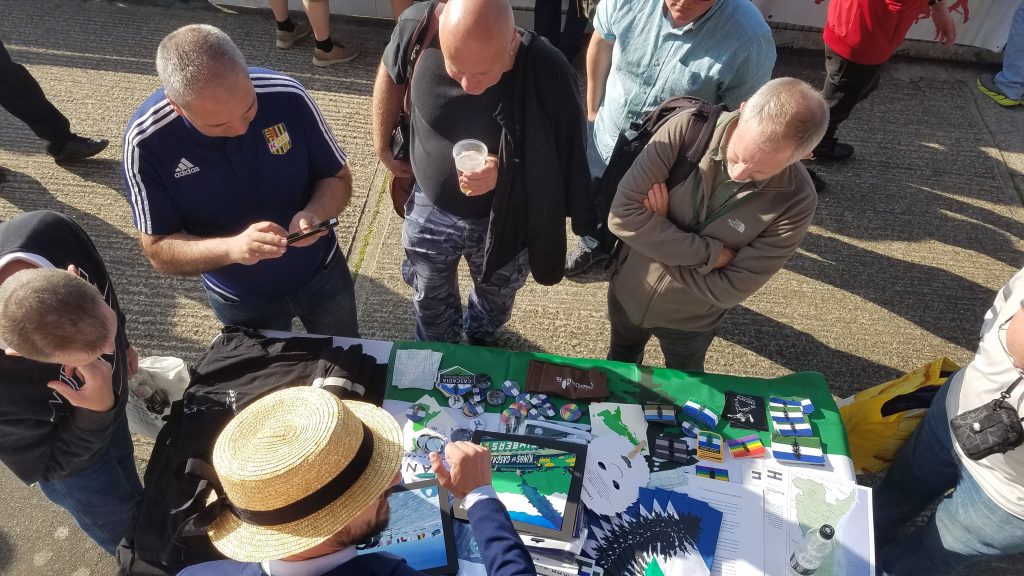 Cascadia Info Table Trevor Karapatlya