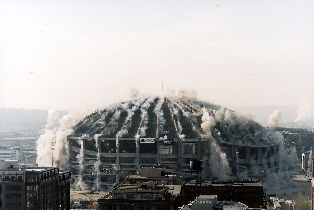 seattle kingdome implosion cascadia