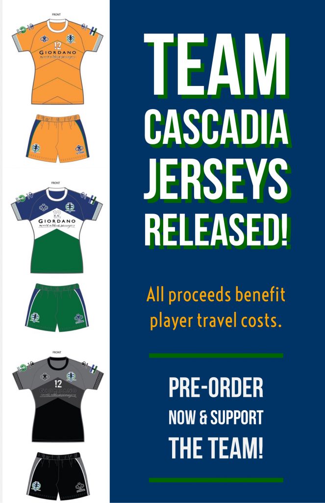 support team Cascadia go to London with our limited run jersey run, CONIFA World Football Cup 2018 
