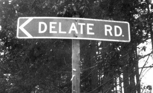  This Delate Road is located just outside of Poulsbo, Washington, across from Seattle on the Olympic Peninsula. There are many roads and streets with Chinook Wawa names in Cascadia. 