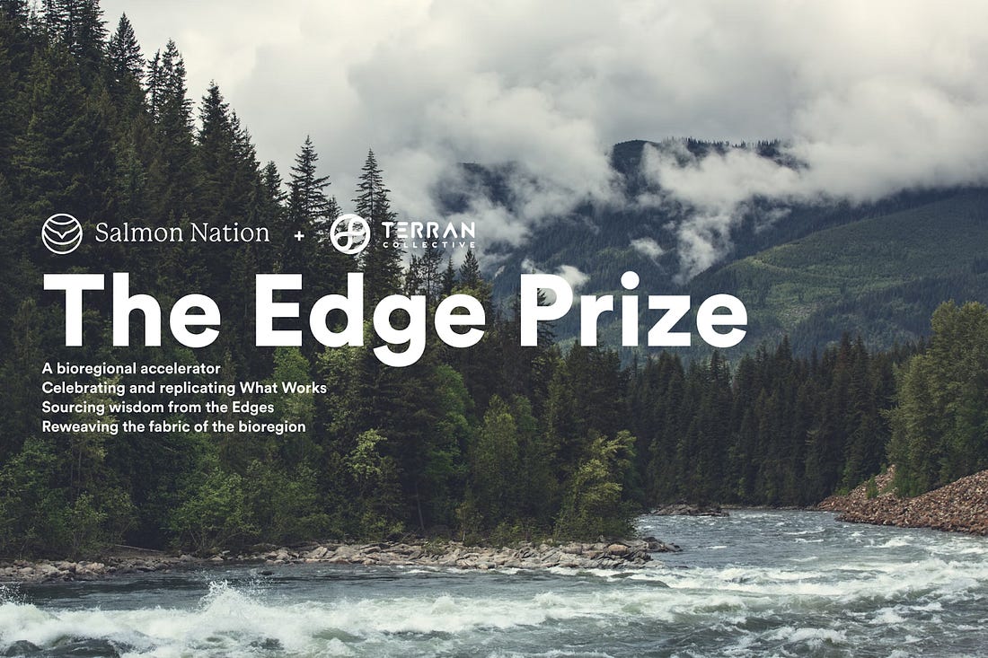 Brandon Letsinger and Clare Attwell receive the 2023 Salmon Nation Edge Prize for Innovation in Systems and Governance
